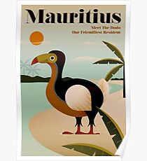MAURITIUS; Vintage Travel and Tourism Print Poster