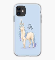 "You Are Strong Enough" Unicorn iPhone Case