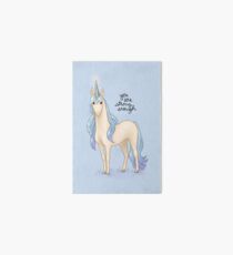 Lámina rígida "Eres lo suficientemente fuerte" Unicornio