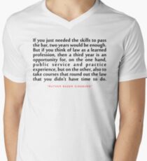 If you just..."Ruth Bader Ginsburg" Inspirational Quote Men's V-Neck T-Shirt