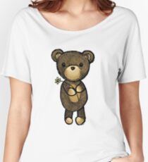 Adorable Teddy Bear Drawing Women's Relaxed Fit T-Shirt