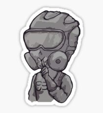 Inktober Mute Sticker