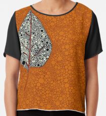 leaf & boxelder Chiffon Top