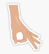 The Circle Finger Game Sticker