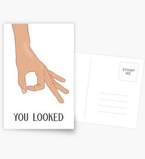Das Kreis-Finger-Spiel Postkarten