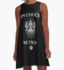 In Chuck, We Trust A-Line Dress