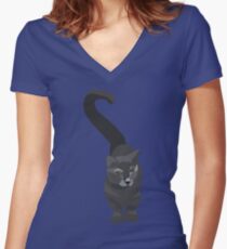 EARL GREY Women's Fitted V-Neck T-Shirt