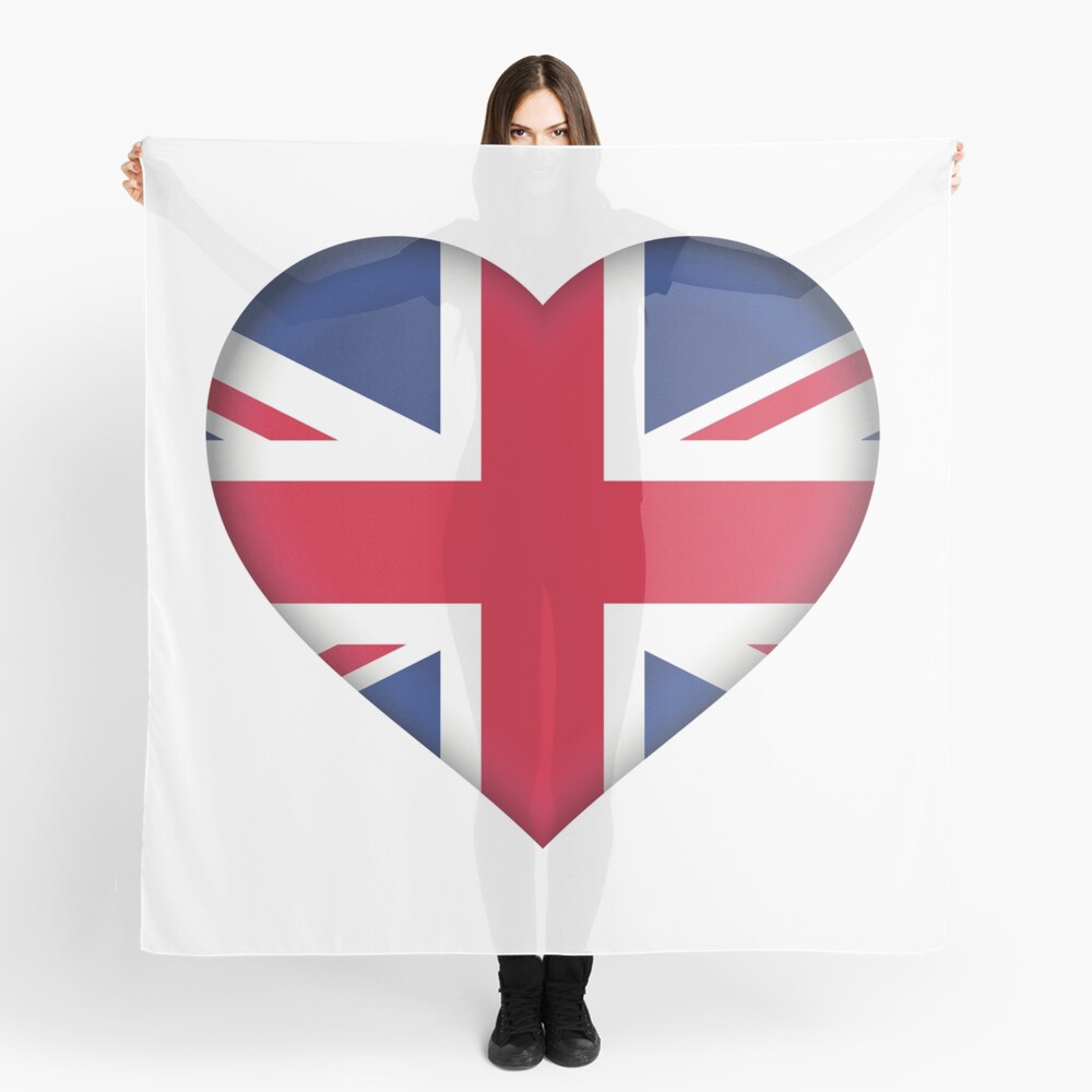 United Kingdom Flag Scarf