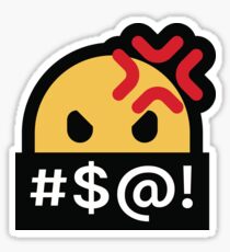 Swearing Smiley Sticker