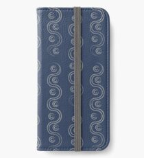 Blue and White Waves iPhone Wallet/Case/Skin