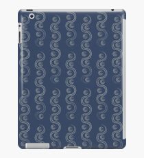 Blue and White Waves iPad Case/Skin