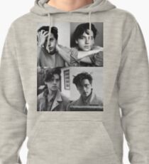 Cole Sprouse Collage B&W Pullover Hoodie