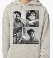 Cole Sprouse Collage B & W Sweat à capuche