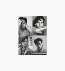 Cole Sprouse Collage B & W Galeriedruck