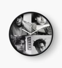 Cole Sprouse Collage B & W Uhr