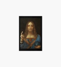 Da Vinci Salvator Mundi Art Board Print