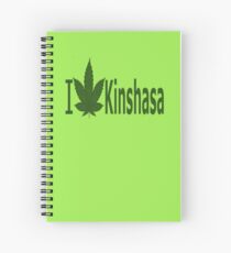 0042 I Love Kinshasa Spiral Notebook