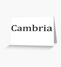 Cambria Greeting Card