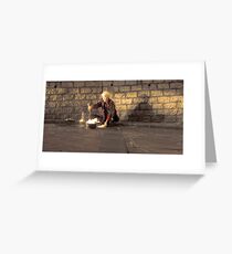 LAN KWAI FONG, HONG KONG Greeting Card