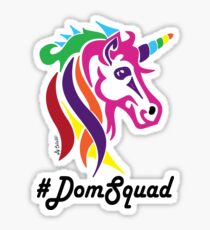 #DomSquad Black text Sticker