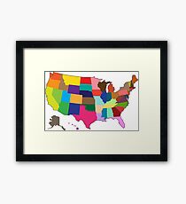 USA Framed Print