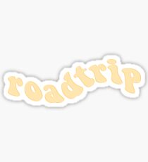 roadtrip hippie design Sticker