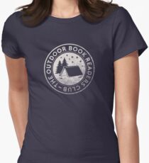 Logo des Außenbuch-Leser-Vereins Tailliertes T-Shirt