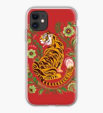 Tiger Folk Art iPhone Case