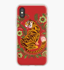 Tiger Folk Art iPhone Case