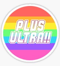 BNHA PLUS ULTRA!! Gay Pride Sticker