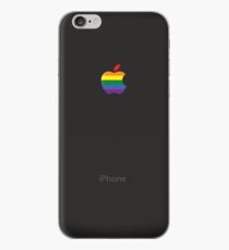 Vinilo o funda para iPhone espacio de iPhone gris negro lesbiana gay lgbt bandera del arco iris