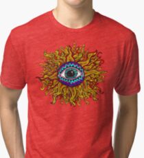 Psychedelische Sonnenblume - Nur die Blume Vintage T-Shirt