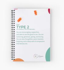 Enneagram Type 2 - Thankful for You Spiral Notebook