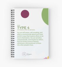 Enneagram Type 9 - Thankful for You Spiral Notebook