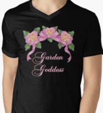 Garden Goddess Men's V-Neck T-Shirt