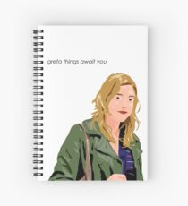 Greta Things Await You Spiral Notebook