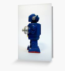 Robot Art Greeting Card