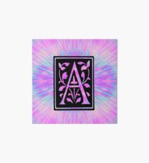 pink letter a initial Art Board