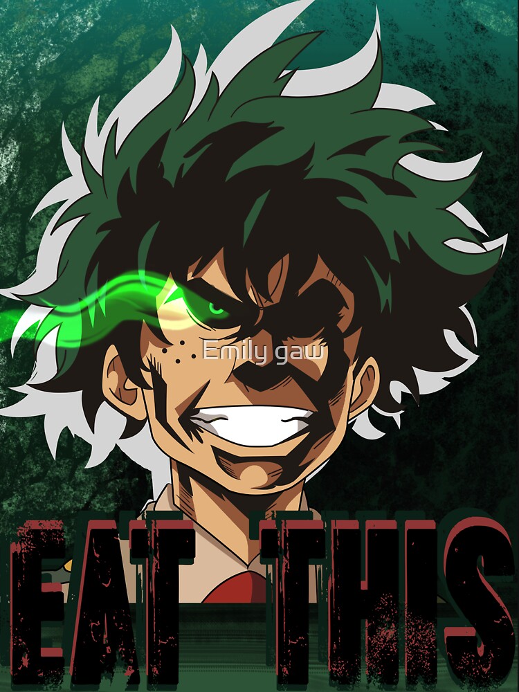 "Deku EAT THIS" Lightweight Hoodie by animekitty14 | Redbubble