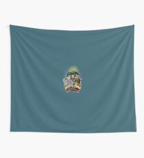 THE CYBERMEN AND THE DALEK Wall Tapestry