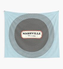 Nashville | Retro Badge Wall Tapestry