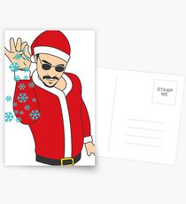 Salt Bae Santa Postcards