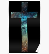 Christian Cross Poster