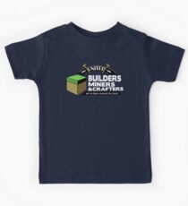 Camiseta para niños Estado alrededor del bloque - camisa de Minecraft