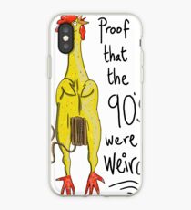 Rubber Chicken with a Pulley in the middle iPhone Case