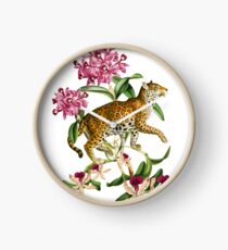 Leopard Clock