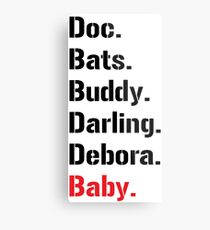 Baby Driver Heist Crew Metal Print