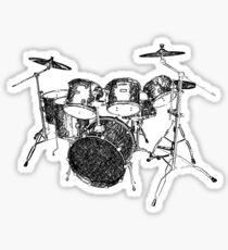 Drums Sticker