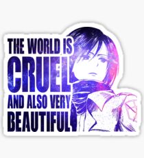 Mikasa attack on titan Sticker
