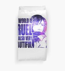 Mikasa attack on titan Duvet Cover